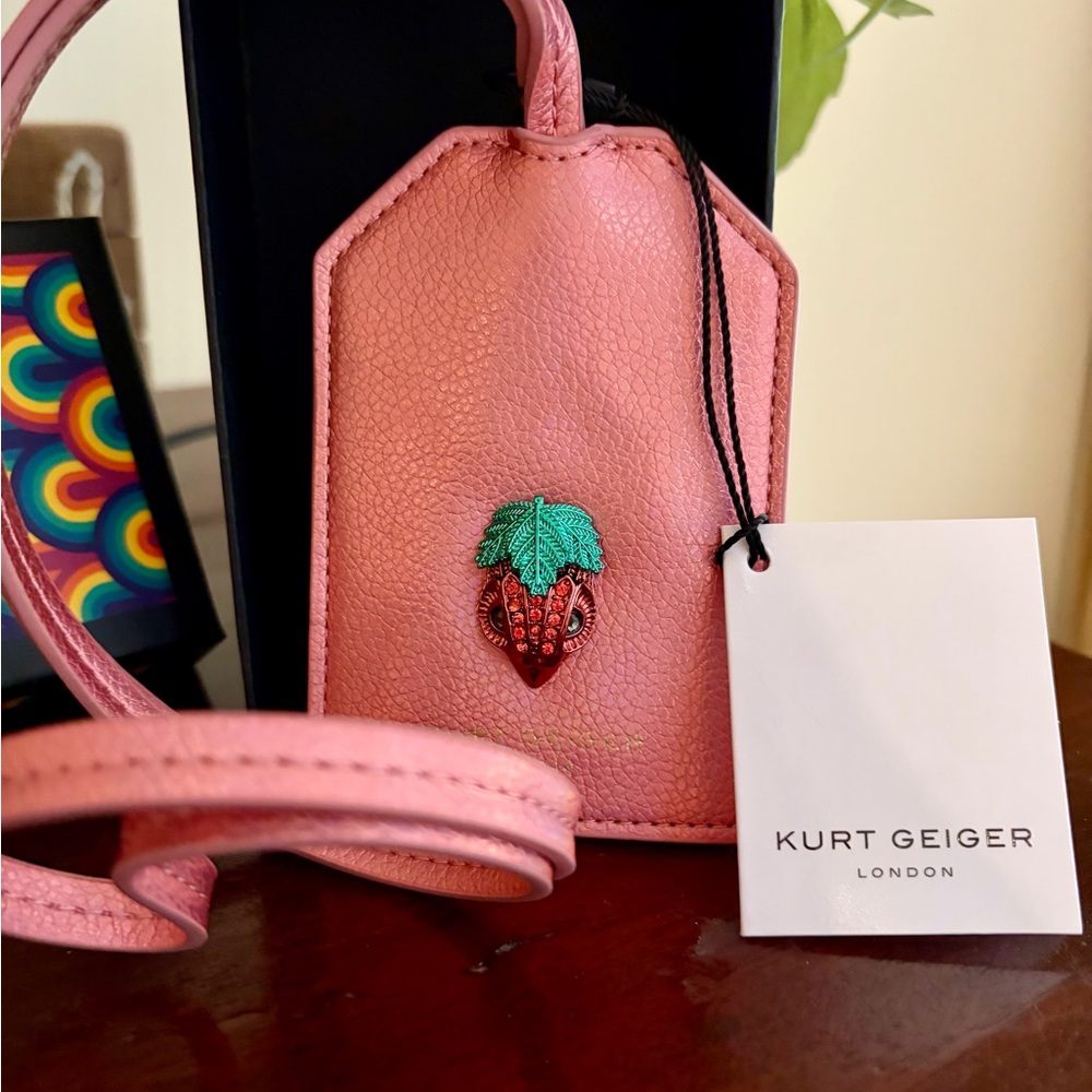 NWT Kurt Geiger South Bank Lanyard Tag holder in box - Picture 3 of 6